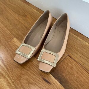 Roger Vivier Belle Vivier Patent Ballerina Flat 37